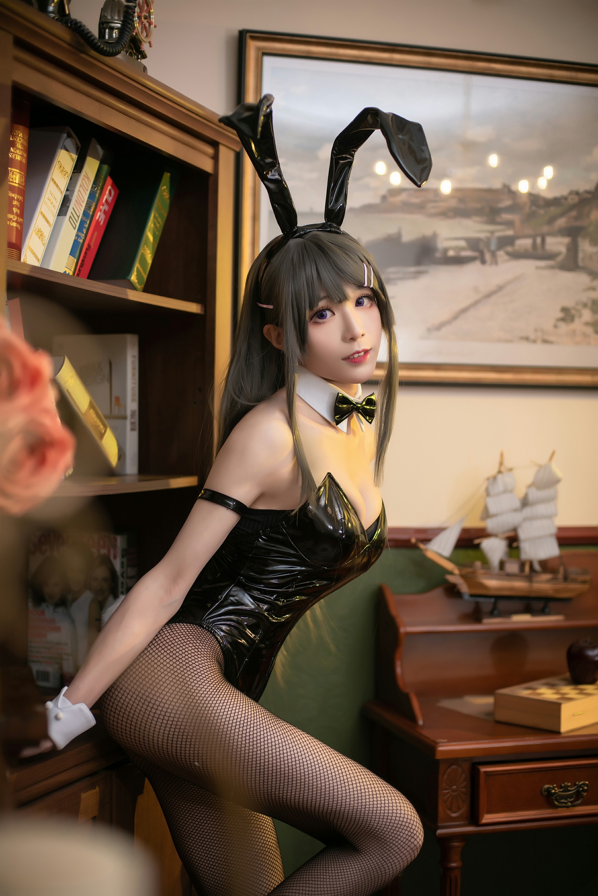Tomoyo酱 - NO.005 麻衣学姐兔女郎[22P]-XikXak